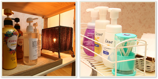 アメニティ 様々なシャンプー